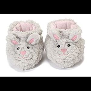 Baby Snoozies Sherpa Easter Bunny Booties Slippers